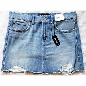 express denim skirts